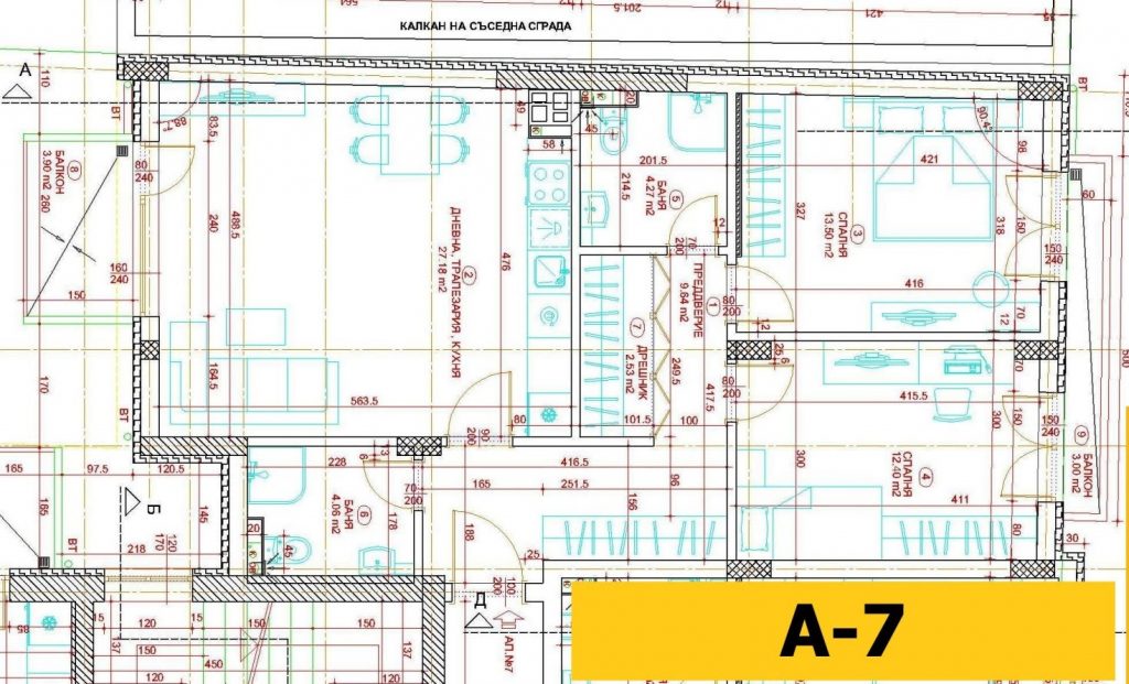Инвеститор продава Апартаменти - Пиротска 93 - а7-размери
