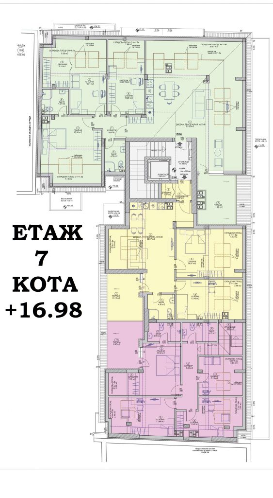 Инвеститор продава Апартаменти - Пиротска 93 - етаж-7