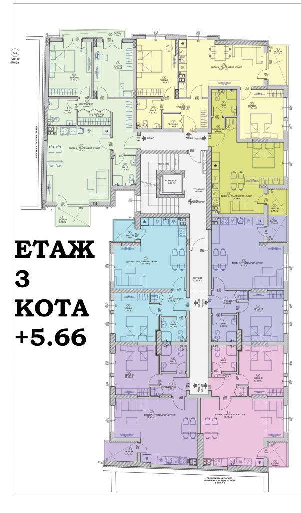 Инвеститор продава Апартаменти - Пиротска 93 - етаж-3
